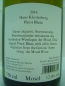 Preview: Weingut Markus Molitor Haus Klosterberg Pinot Blanc 2021 trocken QbA Mosel, Weißwein 0,75l