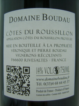 Domaine Boudau Le Clos 2022 AOP Côtes du Roussillon, Rotwein, trocken, 0,75l