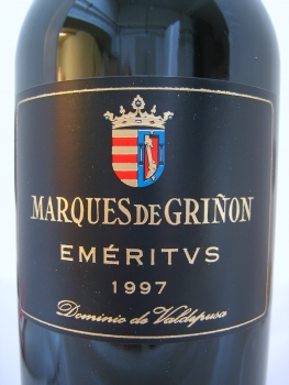 Marques de Grinon Emeritus 1997 Dominio de Valdepusa, Vino de Mesa Tinto de Toledo, Rotwein trocken, 0,75l