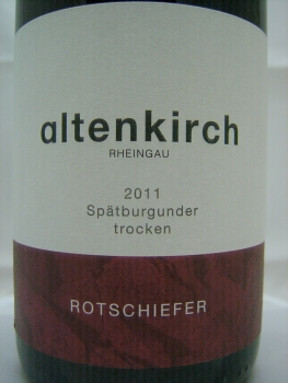 Weingut Friedrich Altenkirch Rotschiefer 2016 Spätburgunder, Rheingau, Rotwein trocken, 0,75l