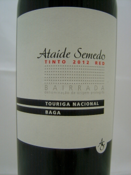 Ataide Semedo Tinto 2012 Touriga Nacional Baga, DOP Bairrada, Rotwein, trocken