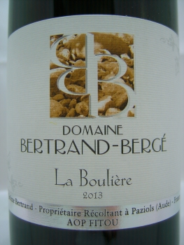 Domaine Bertrand Berge La Bouliere 2020, AOP Fitou, Rotwein, trocken, 0,75l