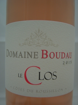 Domaine Boudau Le Clos 2022 rose AOP Cotes du Roussillon, Roséwein, trocken, 0,75l