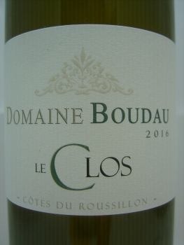 Domaine Boudau Le Clos 2021 Blanc, AOP Côtes du Roussillon, Weißwein, trocken, 0,75l