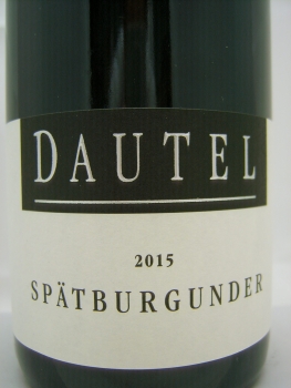 Dautel Spätburgunder 2016** Württemberg Rotwein trocken 0,75l