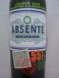 Distilleries et Domaines de Provence, Absinthe Absente, 0,70l, Alkohol 55,00%-Vol.