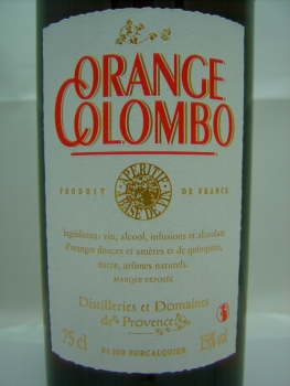 Distilleries et Domaines de Provence, Orange Colombo, 0,75l, Alkohol 15,00%-Vol.