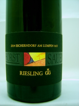 Horst Sauer Riesling GG 2021 Escherndorf am Lumpen 1655, QbA Franken, Weißwein trocken 0,75l