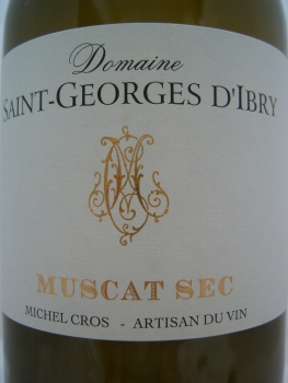 Domaine Saint-Georges d'Ibry Muscat sec 2023 IGP Cotes de Thongue, Weißwein trocken 0,75l