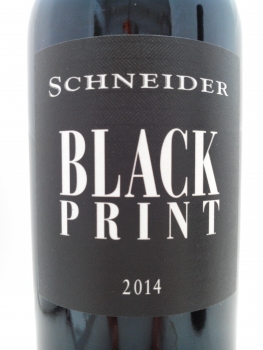Markus Schneider BLACK PRINT 2019, Pfalz, Rotwein trocken 0,75l