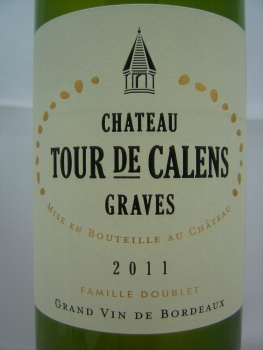 Château Tour de Calens 2019, AP Graves, Weißwein, trocken, 0,75l