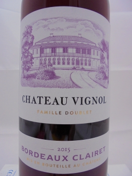 Chateau Vignol, Bordeaux Clairet 2020, AC Bordeaux Clairet, Roséwein, trocken, 0,75l