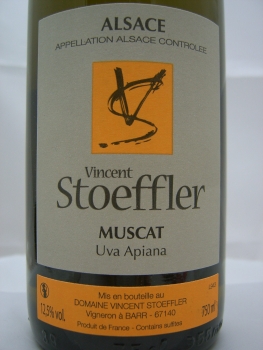 Domaine Vincent Stoeffler Muscat 2017 AC Alsace, Weißwein, trocken, 0,75l