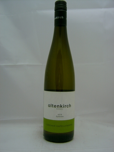 Weingut Friedrich Altenkirch Lorcher Kapellenberg 2018 Riesling Spätlese lieblich, Prädikatswein Rheingau, weiß, 0,75l