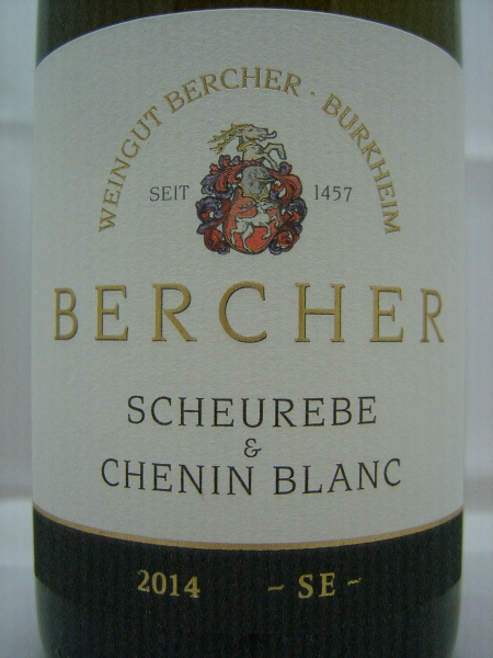 Weingut Bercher Scheurebe & Chenin Blanc 2016 Spätlese trocken, Burkheim, Kaiserstuhl, Baden, Weißwein trocken 0,75l