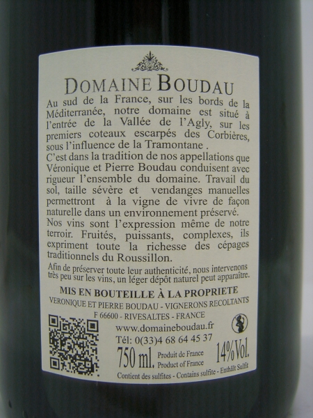 Domaine Boudau Henri Boudau 2019 AC Côtes du Roussillon Villages, Rotwein, 0,75l
