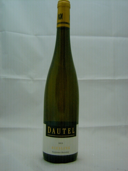 Dautel Riesling 2013*** Besigheimer Wurmberg, QbA Württemberg Weisswein trocken 0,75l