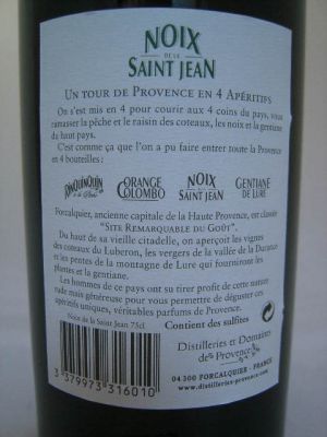 Distilleries et Domaines de Provence, Noix de la Saint Jean, 0,75l, Alkohol 15,00%-Vol.