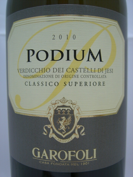 Garofoli Podium 2017 DOC Verdicchio dei Castelli di Jesi Classico Superiore, Weißwein trocken, 0,75l
