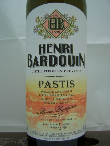 Distilleries et Domaines de Provence, Pastis Henri Bardouin, 0,70l, Alkohol 45,00%-Vol.