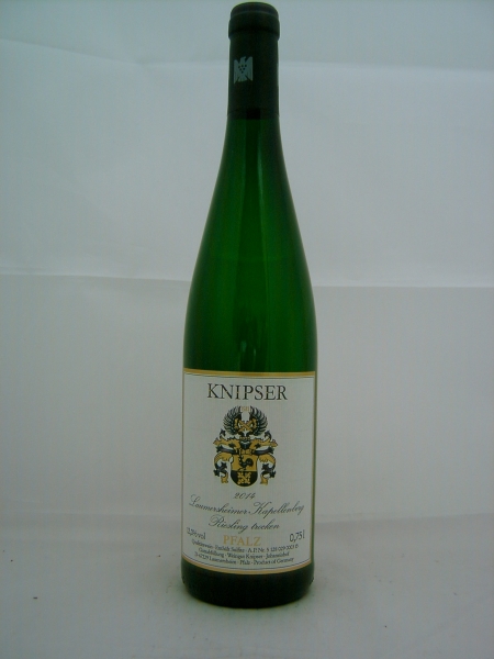 Weingut Knipser, Laumersheimer Kapellenberg Riesling 2019, QbA Pfalz, Weißwein trocken, 0,75l