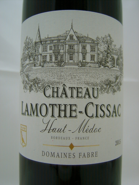 Chateau Lamothe-Cissac 2019, Domaines Fabre, AOC Haut-Medoc, Rotwein, trocken, 0,75l