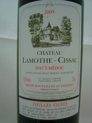 Château Lamothe-Cissac 2014 Vieilles Vignes Haut-Médoc, Rotwein, trocken, 0,75l
