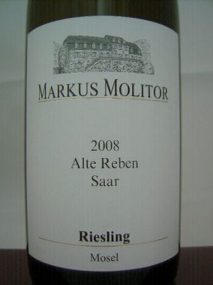 Weingut Markus Molitor Alte Reben Saar Riesling 2019, QbA trocken, Weißwein 0,75l